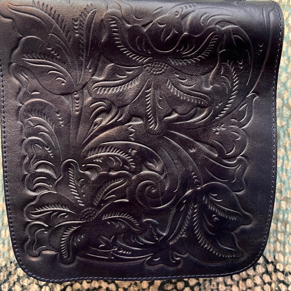 Patricia Nash Granada Crossbody soft Navy